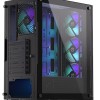 Endorfy Ventum 200 ARGB Gaming Midi Tower Κουτί Υπολογιστή με Πλαϊνό Παράθυρο Μαύρο