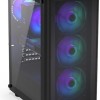 Endorfy Ventum 200 ARGB Gaming Midi Tower Κουτί Υπολογιστή με Πλαϊνό Παράθυρο Μαύρο