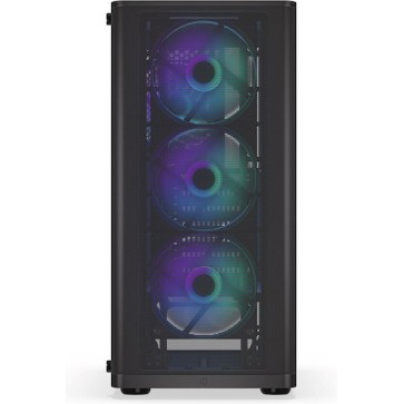 Endorfy Ventum 200 ARGB Gaming Midi Tower Κουτί Υπολογιστή με Πλαϊνό Παράθυρο Μαύρο