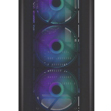 Endorfy Ventum 200 ARGB Gaming Midi Tower Κουτί Υπολογιστή με Πλαϊνό Παράθυρο Μαύρο