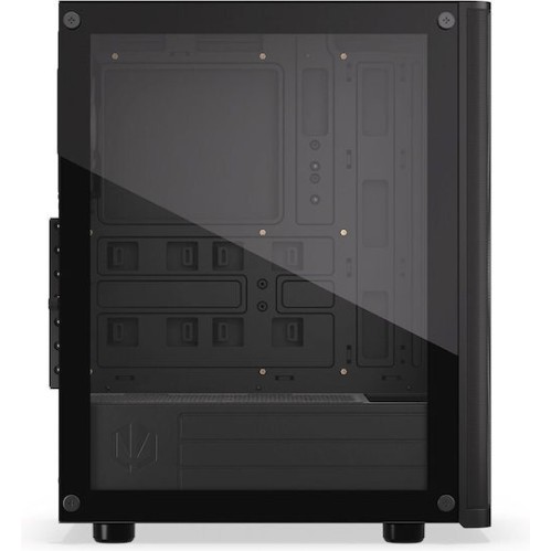 Endorfy Ventum 200 ARGB Gaming Midi Tower Κουτί Υπολογιστή με Πλαϊνό Παράθυρο Μαύρο
