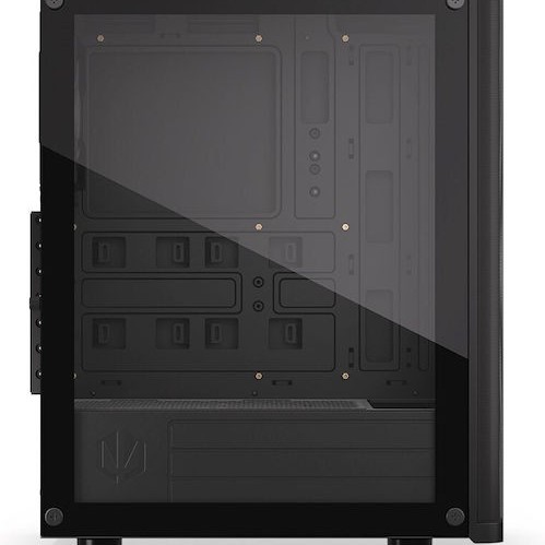 Endorfy Ventum 200 ARGB Gaming Midi Tower Κουτί Υπολογιστή με Πλαϊνό Παράθυρο Μαύρο