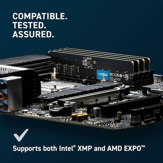 Crucial DDR5 με Module 1x8GB και Ταχύτητα 5600 για Desktop