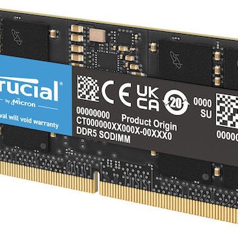 Crucial DDR5 με Module 1x8GB και Ταχύτητα 5600 για Laptop