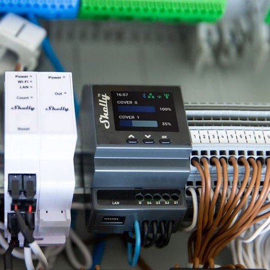 Shelly Pro Dual Cover PM Ρελέ Ράγας