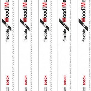 Bosch S1122HF Λάμες Σπαθοσέγας για Μέταλλο και Ξύλο 225mm 5τμχ
