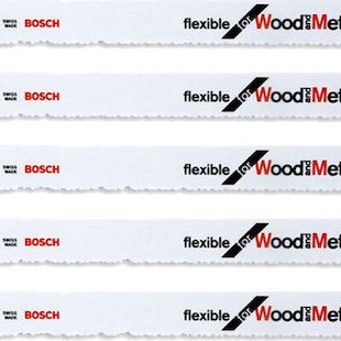 Bosch S1122HF Λάμες Σπαθοσέγας για Μέταλλο και Ξύλο 225mm 5τμχ