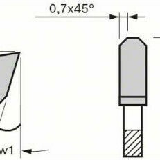 Bosch Δίσκος Κοπής Ξύλου με 84 Δόντια 254mm 2608642135