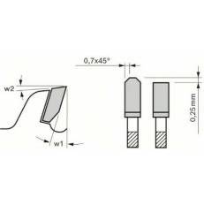Bosch Δίσκος Κοπής Ξύλου με 84 Δόντια 254mm 2608642135