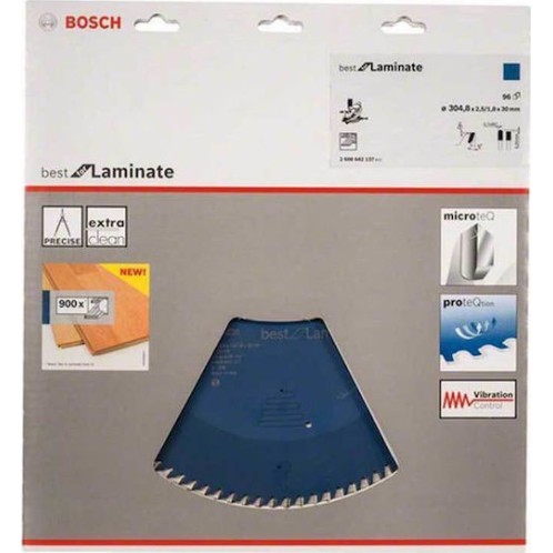 Bosch Δίσκος Κοπής Ξύλου 305mm 2608642137