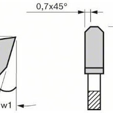 Bosch Δίσκος Κοπής Ξύλου 305mm 2608642137