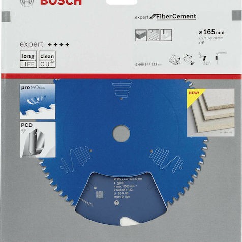 Bosch Δίσκος Κοπής Ξύλου 165mm 2608644122