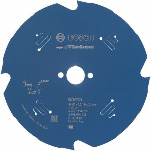 Bosch Δίσκος Κοπής Ξύλου 165mm 2608644122