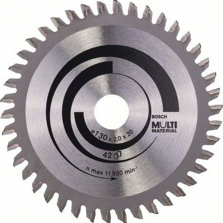 Bosch Δίσκος Κοπής Ξύλου με 42 Δόντια 130mm 2608641195