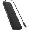 Icy Box USB-C Docking Station με HDMI/DisplayPort 4K PD Ethernet και σύνδεση 3 Οθονών Μαύρο (IB-DK2116-C)