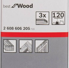 Bosch X440 Tαινία Λείανσης K120 13x457mm Σετ 3τμχ