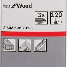 Bosch X440 Tαινία Λείανσης K120 13x457mm Σετ 3τμχ