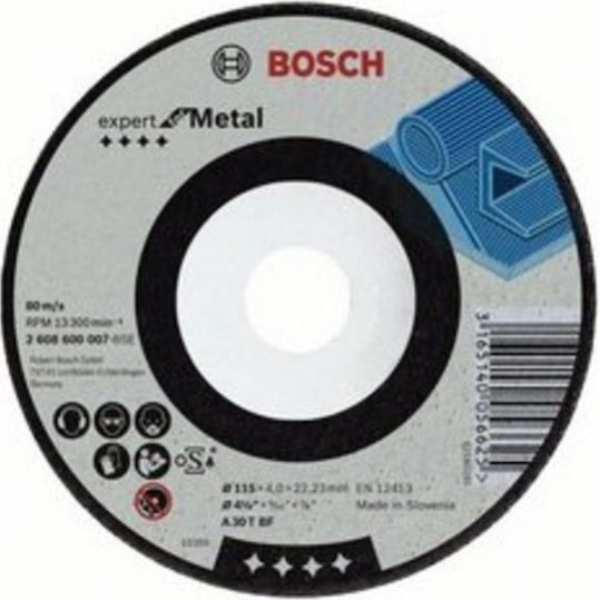 Bosch Δίσκος Λείανσης Μετάλλου 115mm