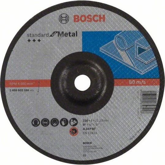 Bosch Δίσκος Λείανσης Μετάλλου 230mm