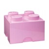 Lego Παιδικό Κουτί Αποθήκευσης από Πλαστικό 4-Stud Ροζ 25x25x18cm