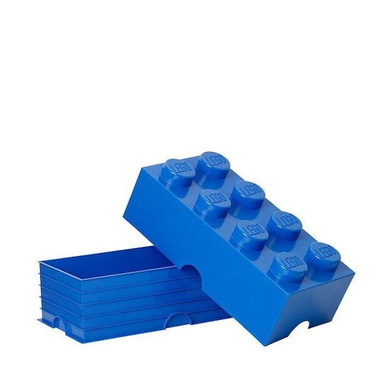 Lego Παιδικό Κουτί Αποθήκευσης από Πλαστικό 8-Stud Μπλε 50x25x17cm