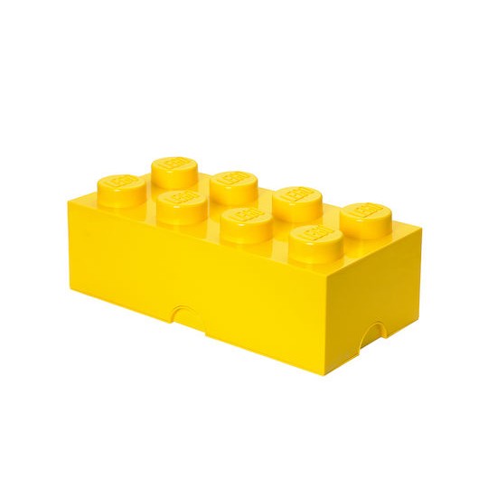 Lego Παιδικό Κουτί Αποθήκευσης από Πλαστικό 8-Stud Κίτρινο 50x25x17cm