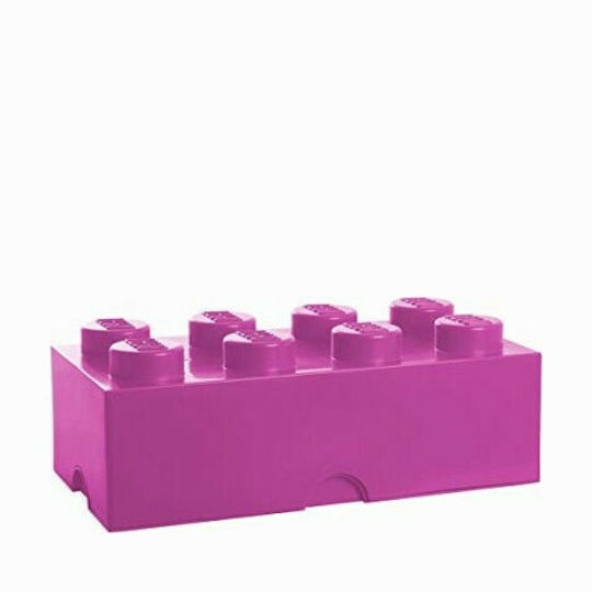 Lego Παιδικό Κουτί Αποθήκευσης από Πλαστικό 8-Stud Μωβ 50x25x17cm