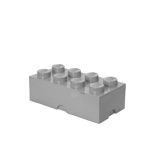 Lego Παιδικό Κουτί Αποθήκευσης από Πλαστικό 8-Stud Γκρι 50x25x17cm