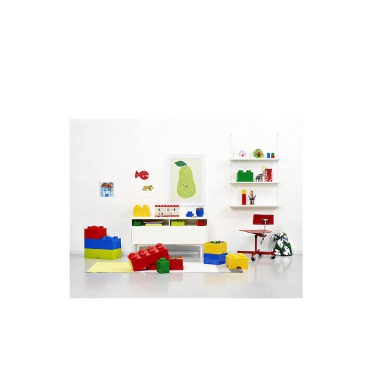 Lego Παιδικό Κουτί Αποθήκευσης από Πλαστικό 8-Stud Γκρι 50x25x17cm