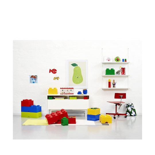 Lego Παιδικό Κουτί Αποθήκευσης από Πλαστικό 8-Stud Γκρι 50x25x17cm