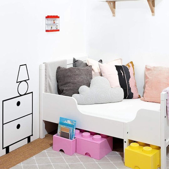 Lego Παιδικό Κουτί Αποθήκευσης από Πλαστικό 8-Stud Γκρι 50x25x17cm