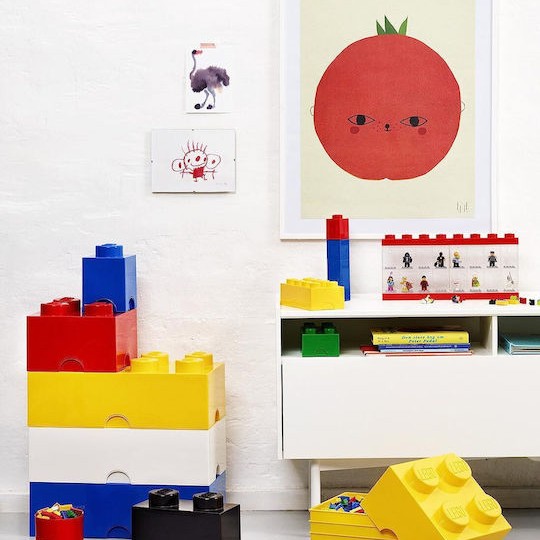 Lego Παιδικό Κουτί Αποθήκευσης από Πλαστικό 8-Stud Γκρι 50x25x17cm