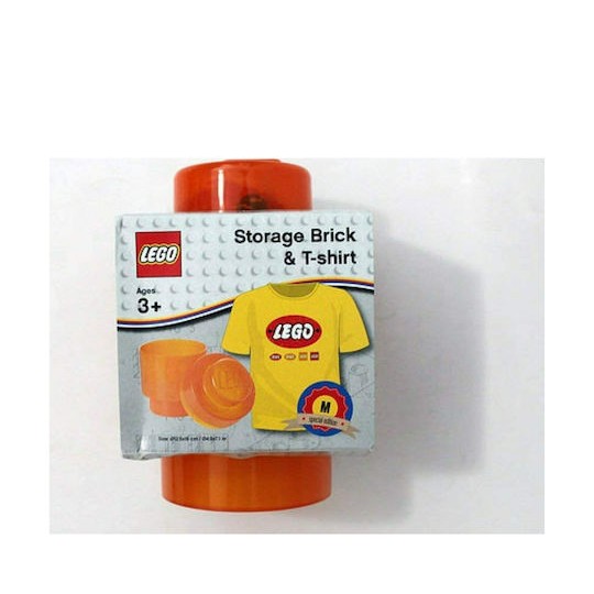 Lego Παιδικό Κουτί Αποθήκευσης από Πλαστικό 1 Round Κόκκινο 12x12x12cm