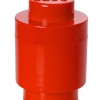 Lego Παιδικό Κουτί Αποθήκευσης από Πλαστικό 1 Round Κόκκινο 12x12x12cm