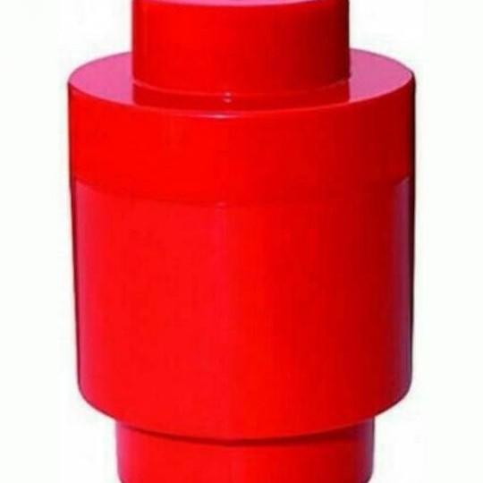 Lego Παιδικό Κουτί Αποθήκευσης από Πλαστικό 1 Round Κόκκινο 12x12x12cm