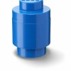 Lego Παιδικό Κουτί Αποθήκευσης από Πλαστικό 1 Round Μπλε 12x12x12cm