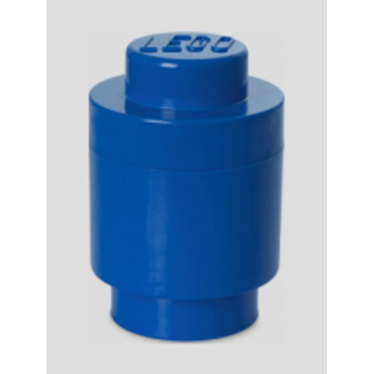 Lego Παιδικό Κουτί Αποθήκευσης από Πλαστικό 1 Round Μπλε 12x12x12cm