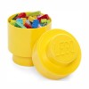 Lego Παιδικό Κουτί Αποθήκευσης από Πλαστικό 1 Round Κίτρινο 12x12x12cm