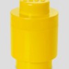 Lego Παιδικό Κουτί Αποθήκευσης από Πλαστικό 1 Round Κίτρινο 12x12x12cm