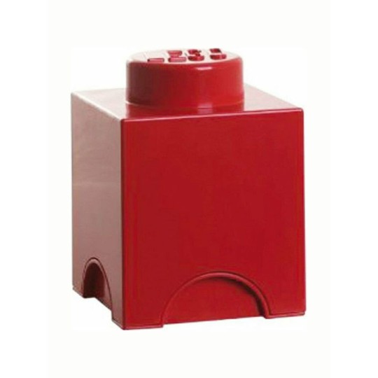 Lego Παιδικό Κουτί Αποθήκευσης από Πλαστικό 1-Stud Κόκκινο 12x12x18cm