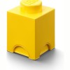Lego Παιδικό Κουτί Αποθήκευσης από Πλαστικό 1-Stud Κίτρινο 12x12x18cm