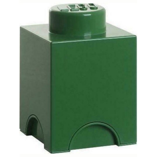 Lego Παιδικό Κουτί Αποθήκευσης από Πλαστικό 1-Stud Πράσινο 12x12x18cm