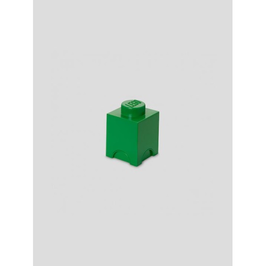 Lego Παιδικό Κουτί Αποθήκευσης από Πλαστικό 1-Stud Πράσινο 12x12x18cm