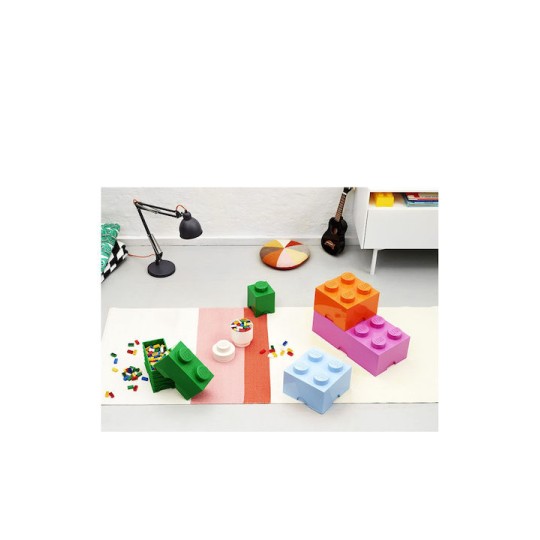 Lego Παιδικό Κουτί Αποθήκευσης από Πλαστικό 1-Stud Πράσινο 12x12x18cm