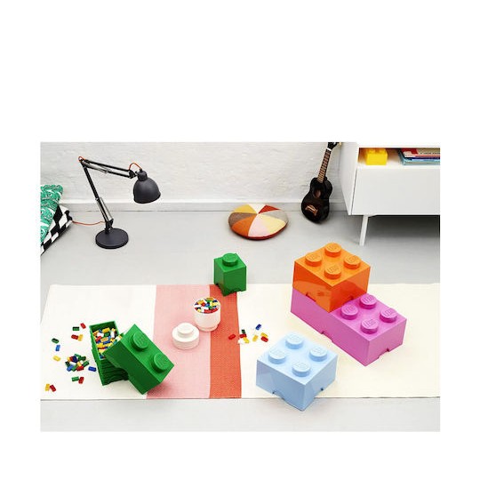 Lego Παιδικό Κουτί Αποθήκευσης από Πλαστικό 1-Stud Πράσινο 12x12x18cm