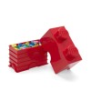 Lego Παιδικό Κουτί Αποθήκευσης από Πλαστικό 2-Stud Κόκκινο 25x12x18cm