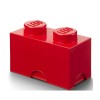 Lego Παιδικό Κουτί Αποθήκευσης από Πλαστικό 2-Stud Κόκκινο 25x12x18cm