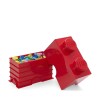 Lego Παιδικό Κουτί Αποθήκευσης από Πλαστικό 2-Stud Κόκκινο 25x12x18cm