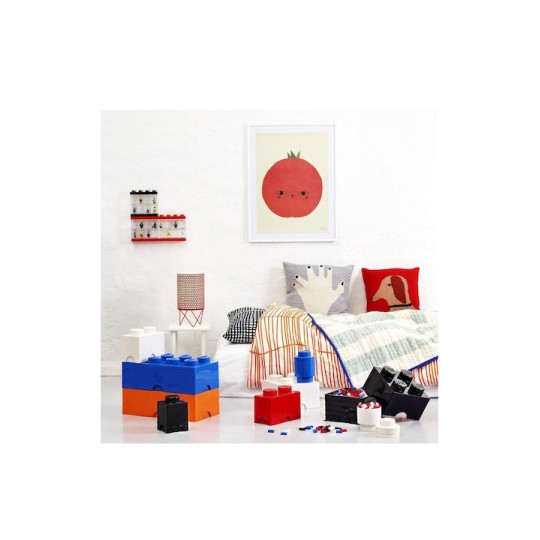 Lego Παιδικό Κουτί Αποθήκευσης από Πλαστικό 2-Stud Κόκκινο 25x12x18cm