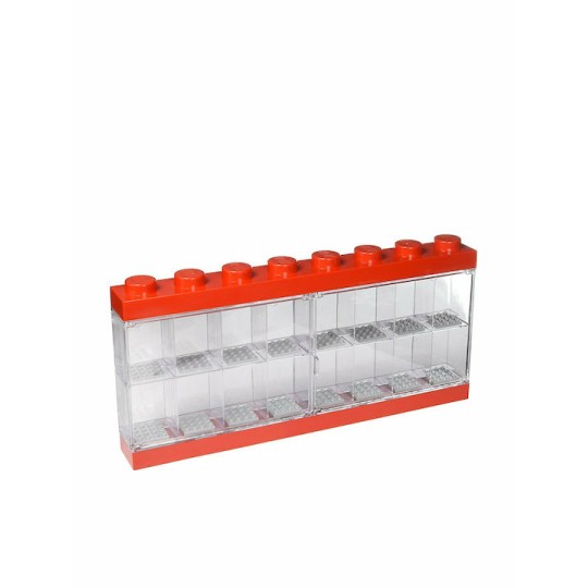 Lego Παιδικό Κουτί Αποθήκευσης από Πλαστικό Display Case 16 Κόκκινο 38x18cm